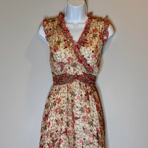 Rabbit, Rabbit, Rabbit Floral Sleeveless Dress Women's size 12 - Picture 12 of 15